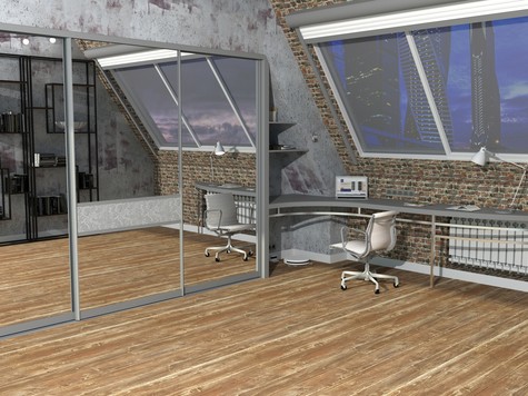 Система Рамир: КR11 Софт тач серый - Хаспеадо хром