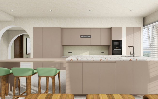 МДФ P_RM013 Praline