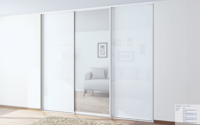 Плита МДФ белый глянец