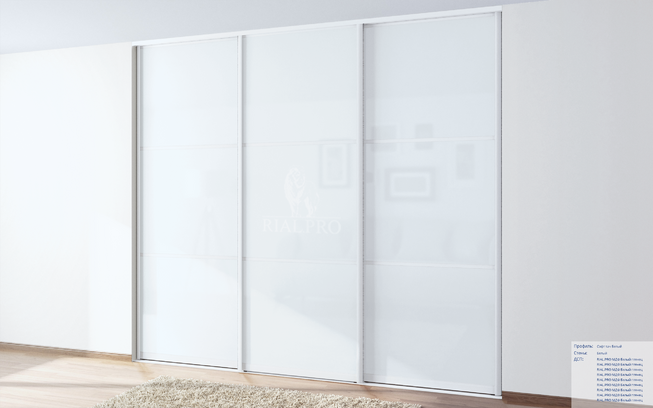 Плита МДФ белый глянец