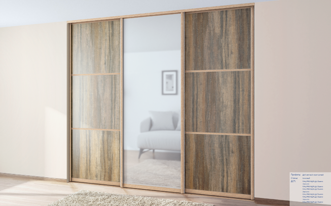 Плита МДФ дуб вьехо