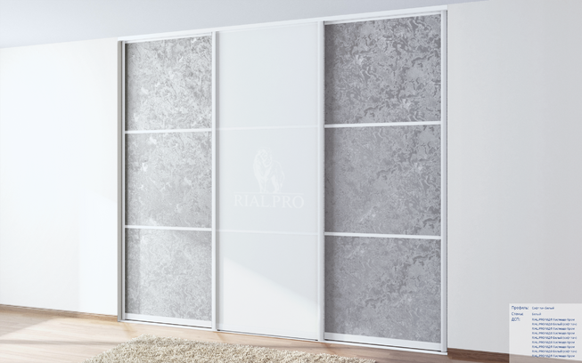 Плита МДФ хаспеадо хром