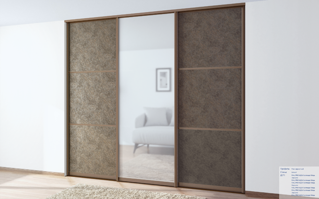 Плита МДФ хаспеадо медь