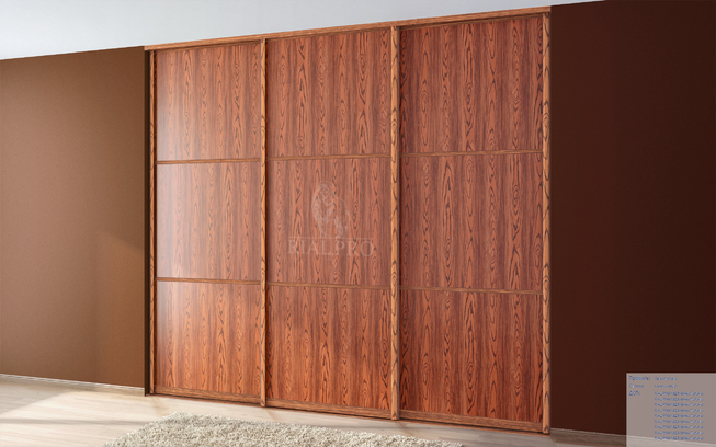 Плита МДФ орех патина светлый