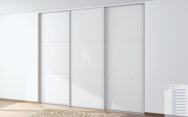 Плита МДФ фьюжн белый (софт тач)