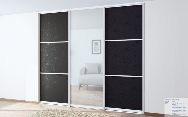 Плита МДФ гелакси черный (софт тач)