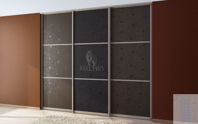 Плита МДФ гелакси шоколад (софт тач)