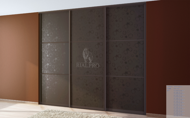 Плита МДФ гелакси шоколад (софт тач)