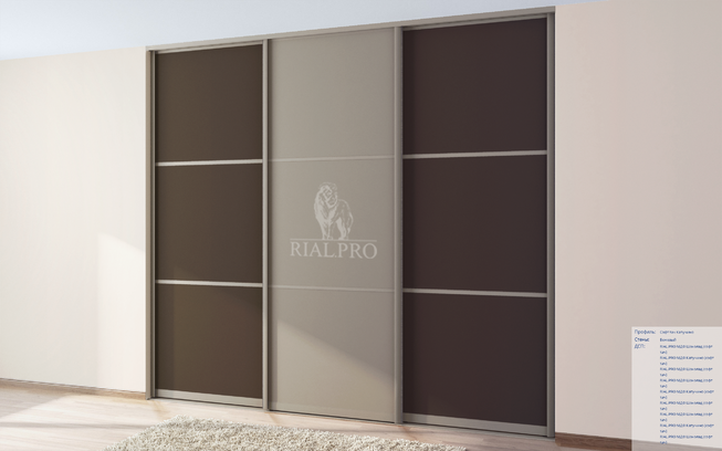 Плита МДФ софт тач шоколад