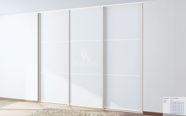 Плита МДФ софт тач белый