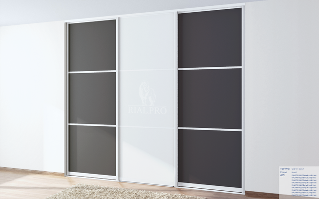 Плита МДФ софт тач белый