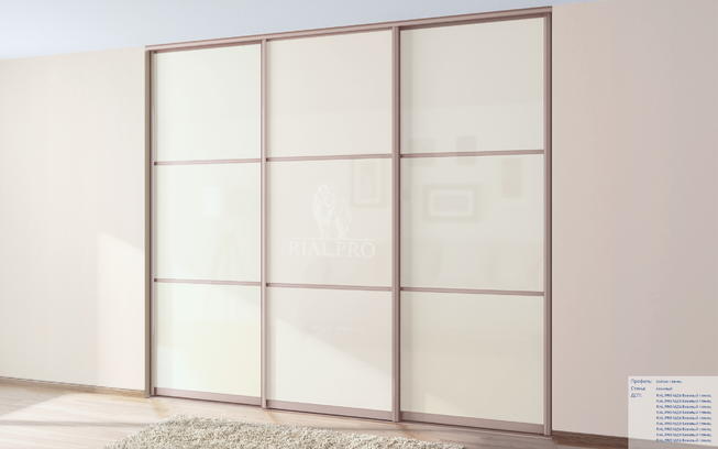 Плита МДФ бежевый глянец