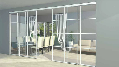 Раздвижные межкомнатные перегородки