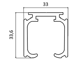 PU001 Верхний ходовой профиль