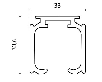 PU001 Верхний ходовой профиль