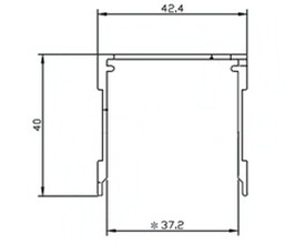 KR03 Направляющий П-образный профиль