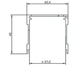 KR03 Направляющий П-образный профиль