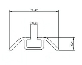 KR06 Ходовой одинарный профиль