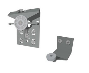 RP12NEW Комплект роликов RIAL 2-х дверный