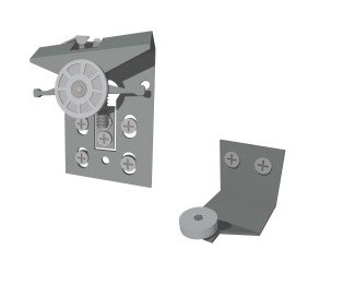 RP12NEW Комплект роликов RIAL 2-х дверный