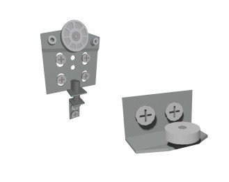 RP12NEW Комплект роликов RIAL 2-х дверный