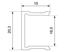 RP03 Профиль-ручка задней двери