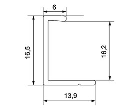 RP04 Профиль-ручка задней двери