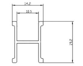 KR99 Горизонтальный межсекционный профиль для Синхро