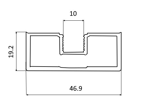 KS03 Профиль-ручка