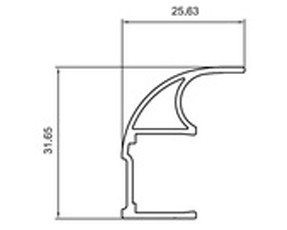 KU11 Профиль-ручка