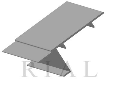 KU14 Горизонтальный нижний профиль