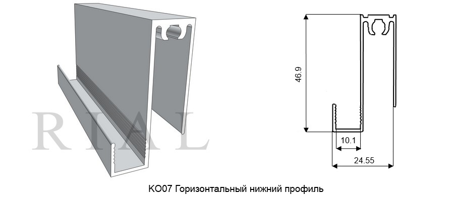 Система rial pro для шкафов купе